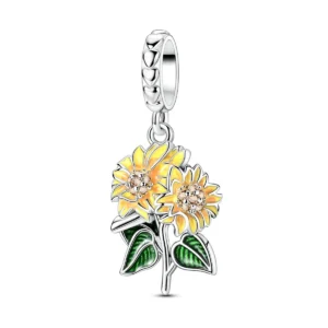 Charm Duo de Tournesols Jaunes