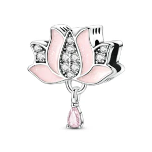 Charm Lotus Rose Scintillant