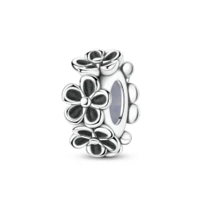 Charm Séparateur Fleurs en Relief