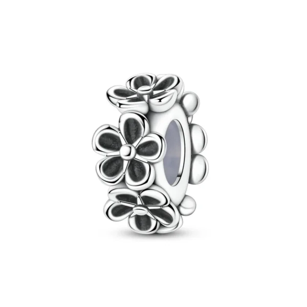 Charm Séparateur Fleurs en Relief